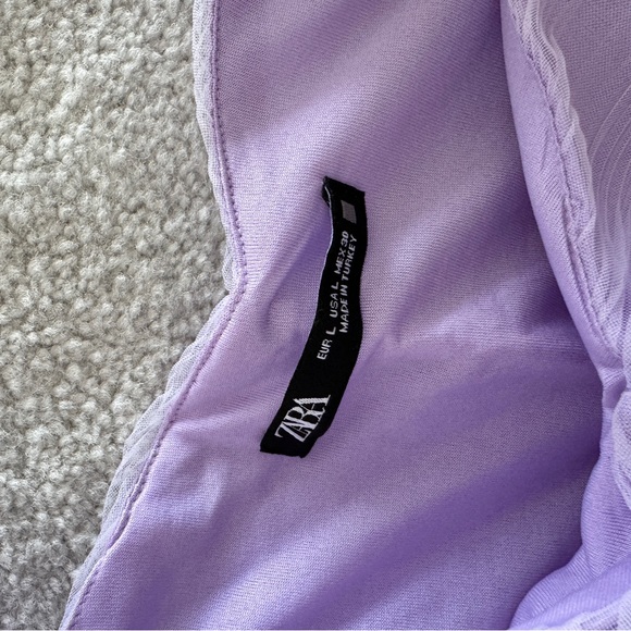 purple zara corset top - Picture 4 of 7